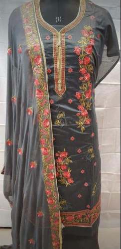  Chanderi silk Dress Material By Clemira