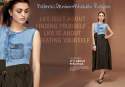 Denim Fabric Party wear Kurtis thumb 1