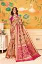 Designer Banarasi saree thumb 5