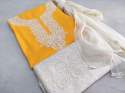  Designer Cotton top with embroidery work Dress  thumb 1