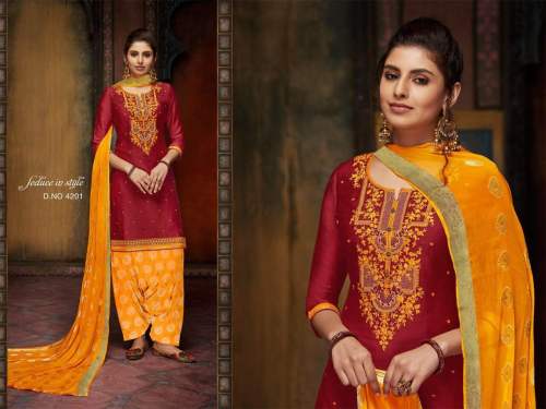 Designer Dress Material with embroidery work
