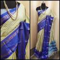 Designer Handloom Chex Saree thumb 3