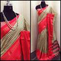 Designer Handloom Chex Saree thumb 6