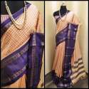 Designer Handloom Chex Saree thumb 7