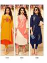 Designer Heavy Faux Georgette Kurti with Inner thumb 4