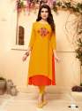 Designer Heavy Faux Georgette Kurti with Inner thumb 8