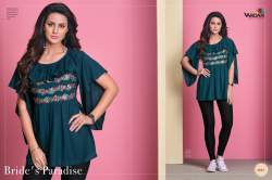  Designer Heavy Rayon Tops with Embroidery Work