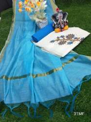 Designer Khatli work Dress with Banarasi Dupatta