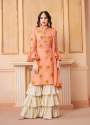 Designer Kurti with flair Plazo