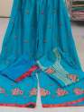 Designer Kurti with Plazo With Embroidary Work thumb 2