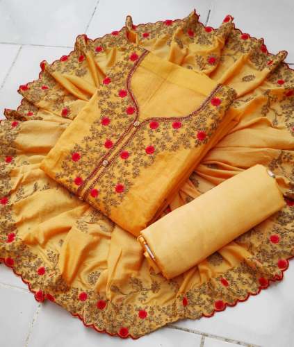 Designer Salwar Suit With Glitter coding work