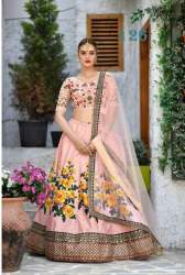 DESIGNERS WEAR PRTINTED LEHENGA CHOLI 