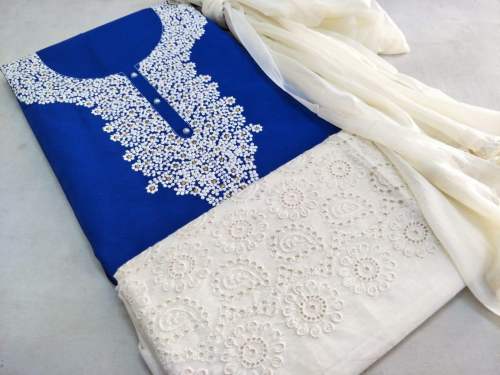 Desinger cotton dress material 