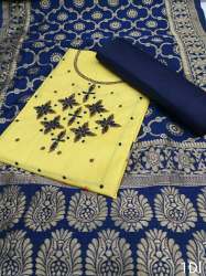 Elegant Jam Cotton hand worked dress