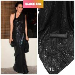 ELEGANT SEQUENCE WORK GEORGETTE SAREE