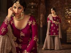 Embroidery work Party wear Dress