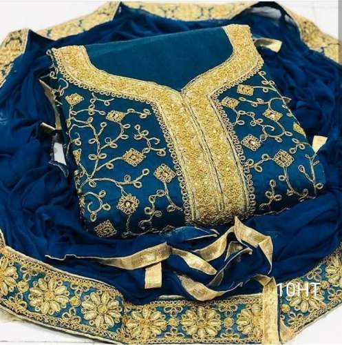 Exclusive Dress Material With Coding Work