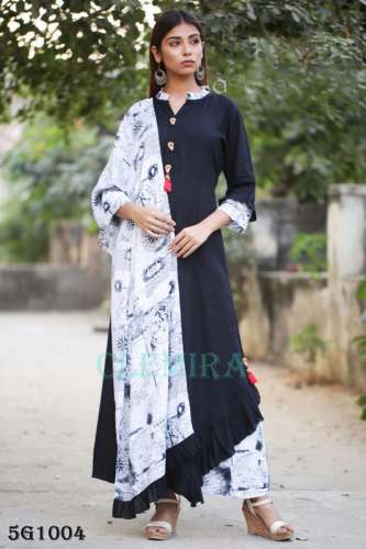 Fancy Black Kurti