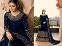Fox Georgette salwar suit with embroidery Work thumb 5