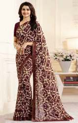 Georgette Printed light Weight Saree