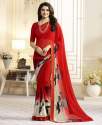 Georgette Printed Saree thumb 9