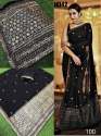 GEORGETTE SAREE WITH EMBROIDERY DESIGN thumb 1
