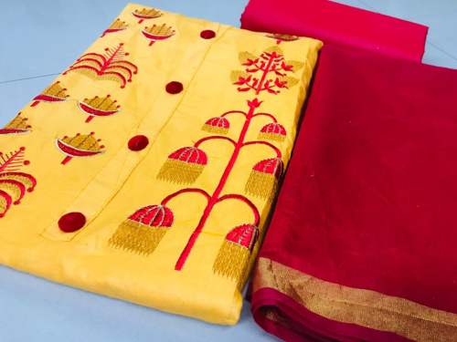 GLACE COTTON Dress Material Suit For Women