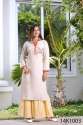 Heavy rayon Kurti with Sharara