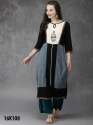 Heavy Rayon Long Kurti With Attractive Patterns thumb 4