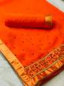 HEAVY SMOOTH MARBLE SAREE thumb 8