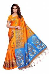 Khadi  With Jhalar Saree by Clemira