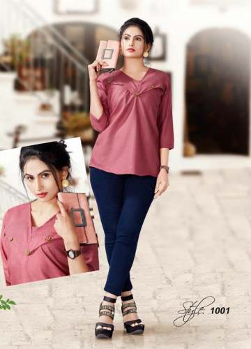 Maya Slub Western Top