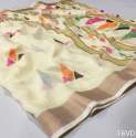NEW DESIGNER DHWANI JUTE LINEN SAREE thumb 17