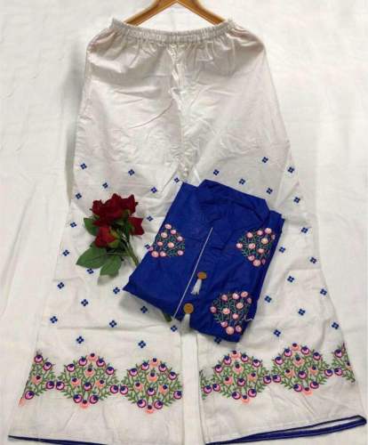 PC cotton Designer Kurti with Plazo 