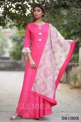 Pink Partywear Gown