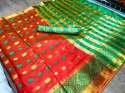 Pure Cotton Silk Saree With Contrast Pallu  thumb 7