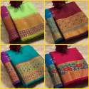 Pure Cotton Silk Saree with Jaquard weaving * thumb 3