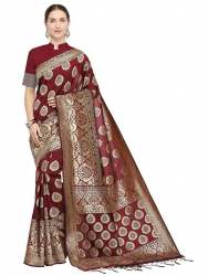 Pure Cotton Silk Saree With Jecard  and Rich Pallu