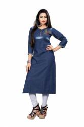 Pure denim Kurti
