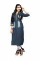 Pure denim Kurti thumb 3