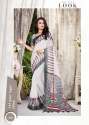 Pure Jute Linen Cotton Printed Saree thumb 8