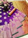 Pure Lichi Silk Saree thumb 2