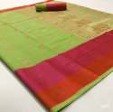 Pure Linen Silk Saree thumb 10