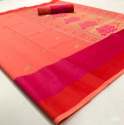 Pure Linen Silk Saree thumb 7
