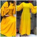Pure Rayon cotton gown With stylish cut thumb 4