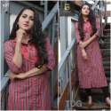 Pure Rayon cotton Kurti with Attractive print  thumb 1