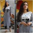 Pure Rayon cotton Kurti with Attractive print  thumb 2