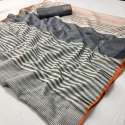 Rajyog Presented Linen silk Saree thumb 1