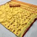 Rajyog Presented Linen silk Saree thumb 2