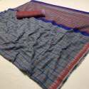 Rajyog Presented Linen silk Saree thumb 7